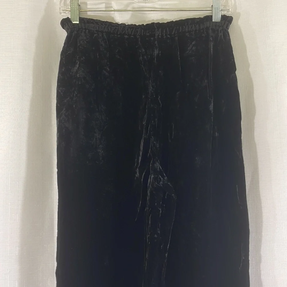 815 10/$50🏄🏻‍♀️ J. Jill Rayon Velvet Black Slacks